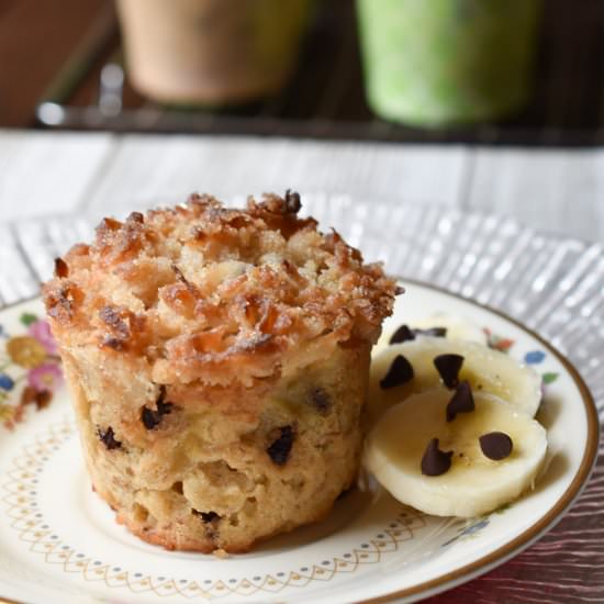 Coconut Crumb Banana Muffins