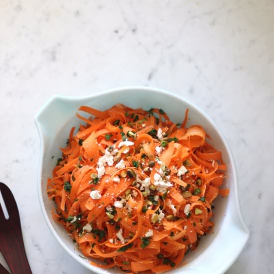 Carrot Salad with Shallot Dressing