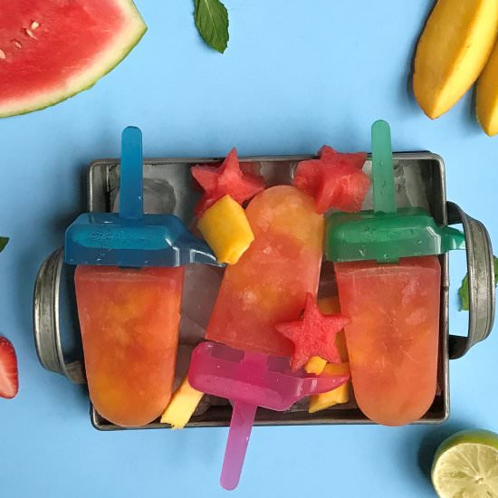TANGY WATERMELON MANGO POPSICLE