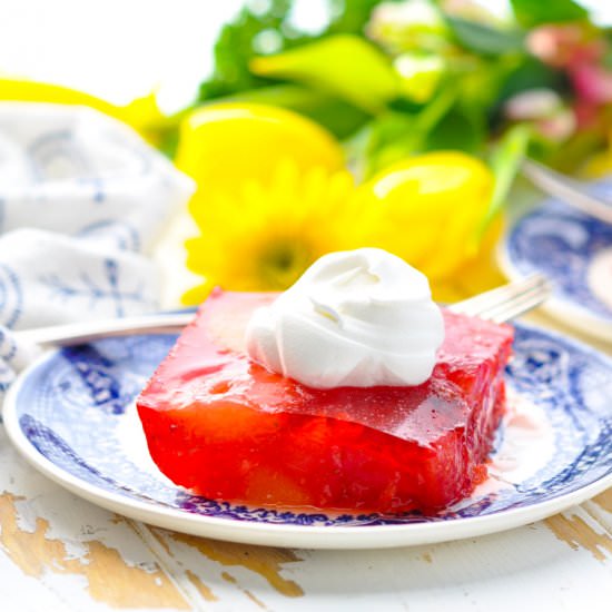 Strawberry Sunshine Jello Salad