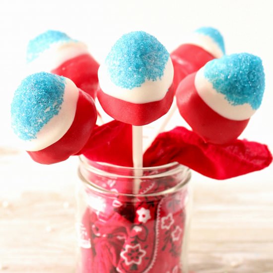 Firecracker Strawberry Pops