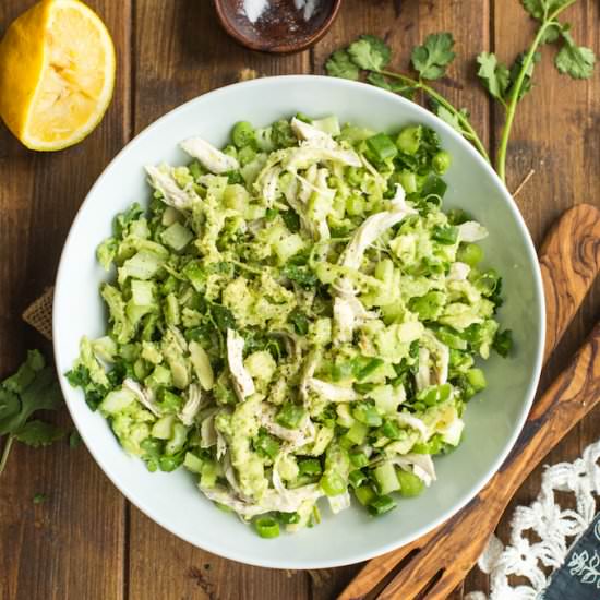 Smashed Avocado Chicken Salad