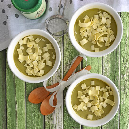 Matcha & White Chocolate Pots de Creme