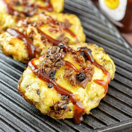BBQ Brisket Twice Baked Potato