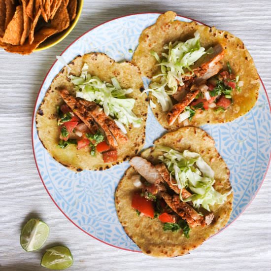 Spicy Pork Tacos