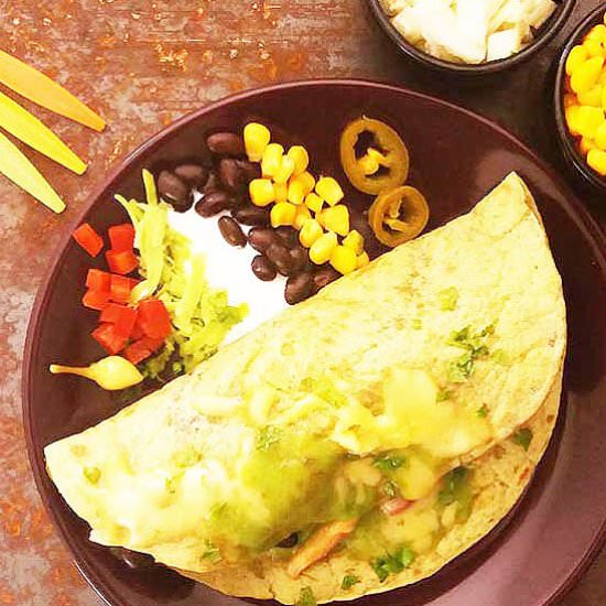 Mexican Chicken and Black Beans Wraps
