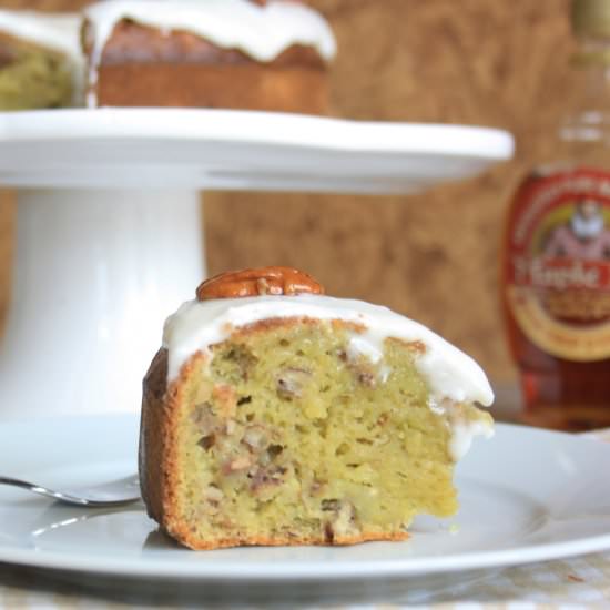 Pecan Banana Avocado Cake