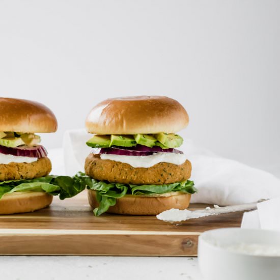 Chickpea Veggie Burgers