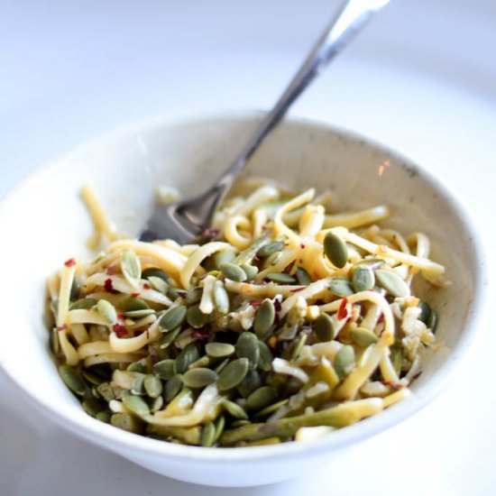 White Wine & Asparagus Pasta