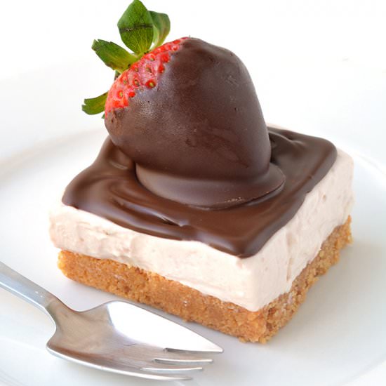 Strawberries and Cream Cheesecake