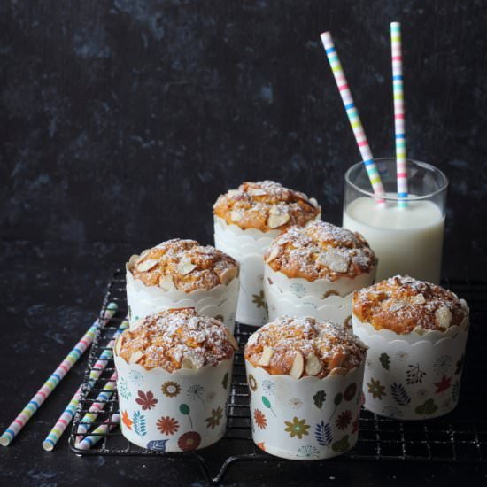 saffron ricotta muffins