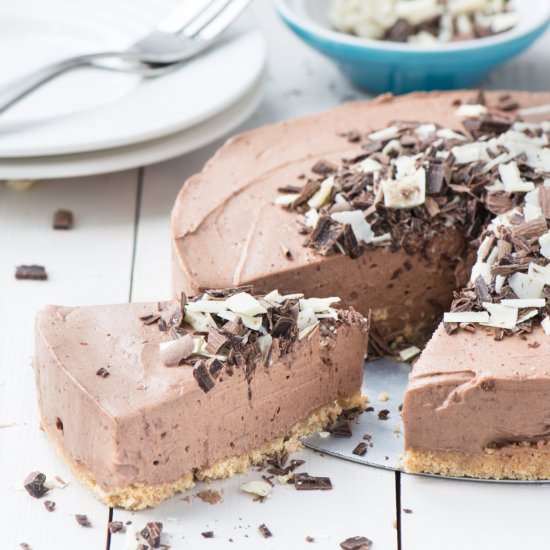 No-Bake Chocolate Cheesecake