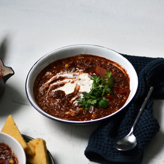 Sweet Poato Quinoa & Cacao Chilli