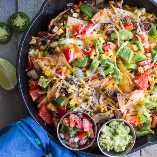 Loaded Vegetarian Nachos