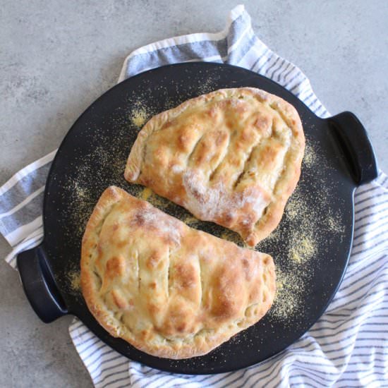 Mushroom and Fontina Calzone