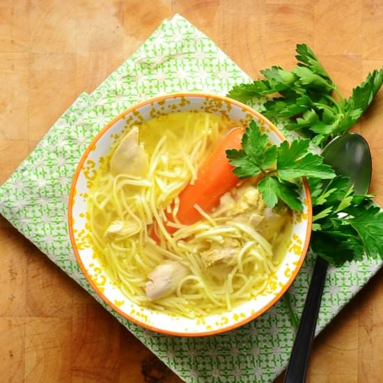 Chicken Vegetable Soup+Vermicelli