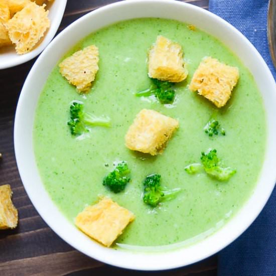 Truffled Cream of Broccoli Soup