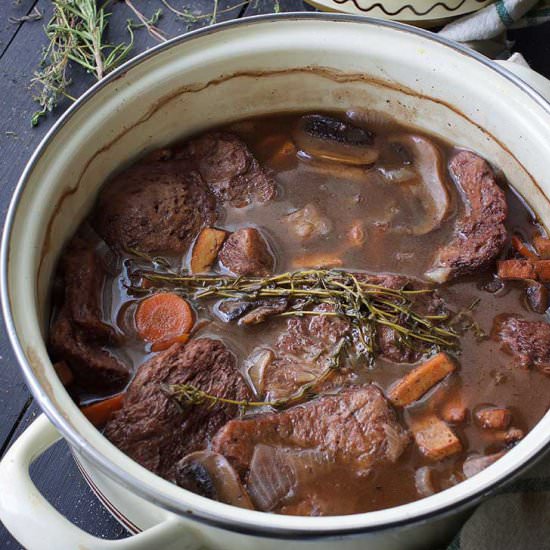 Vegan Beef Bourguignon