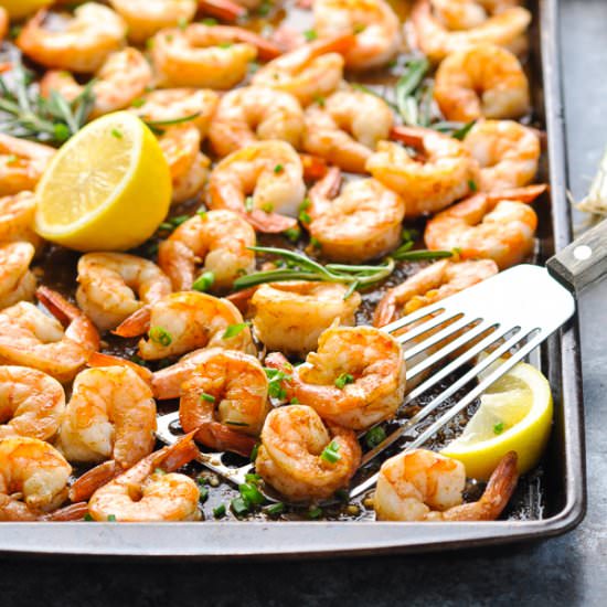 Sheet Pan New Orleans BBQ Shrimp