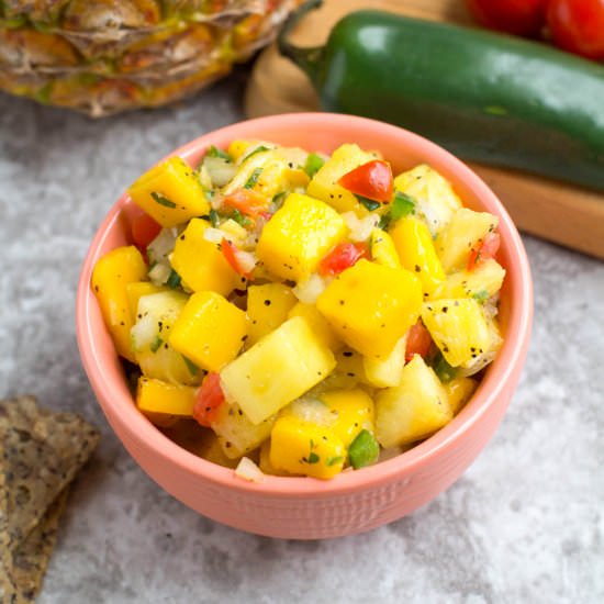 Pineapple Mango Salsa