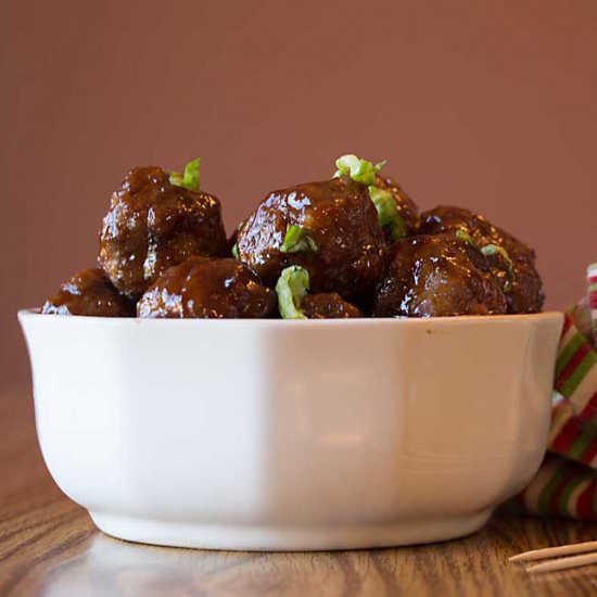 Easy Honey BBQ Meatballs