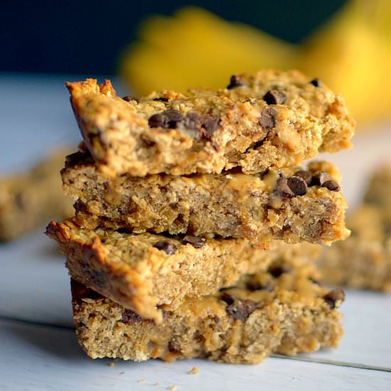 Peanut Butter Banana Granola Bars