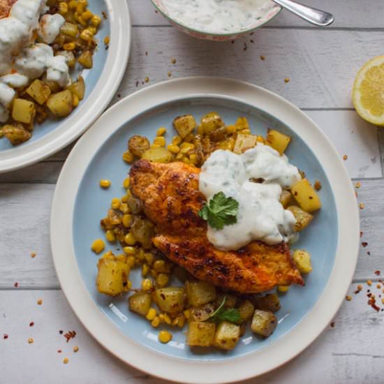 Chipotle Sweetcorn Hash