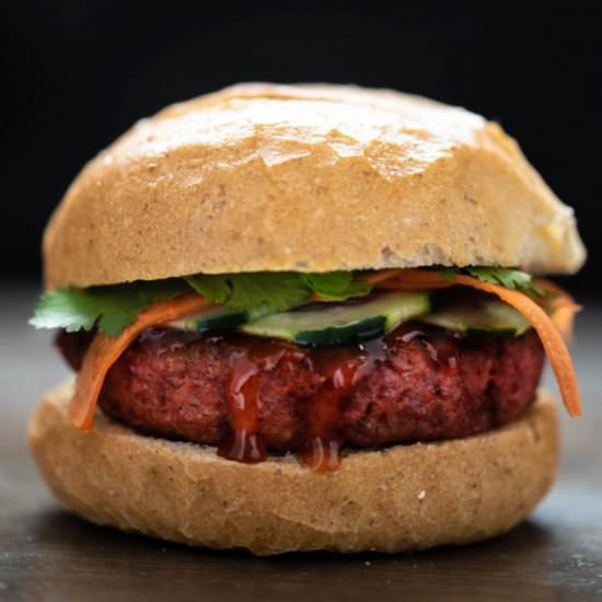 Vegan Thai Curry Burger