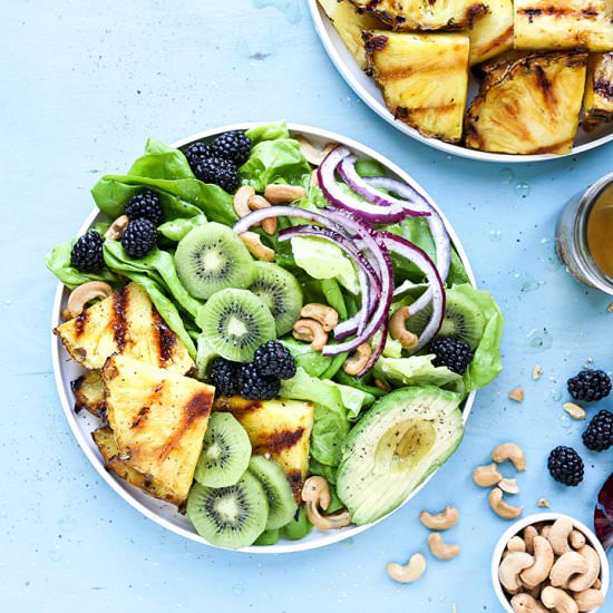 Charred Pineapple Salad