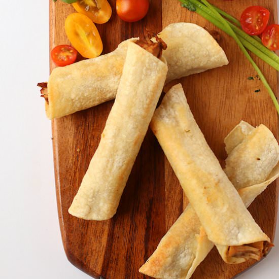 Vegan Taquitos with Jackfruit