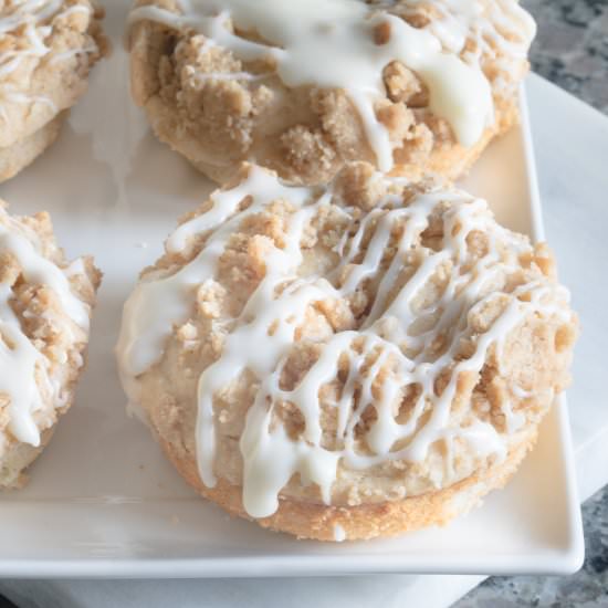 Best Ever Baked Coffee Cake Donuts