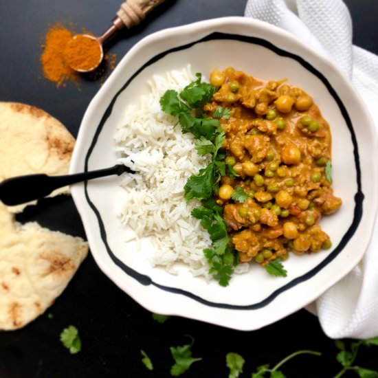 Coconut Turkey and Chickpea Curry