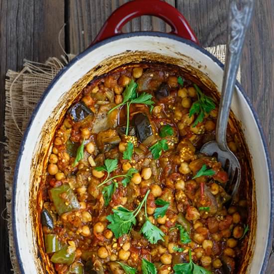 Greek Braised Eggplant