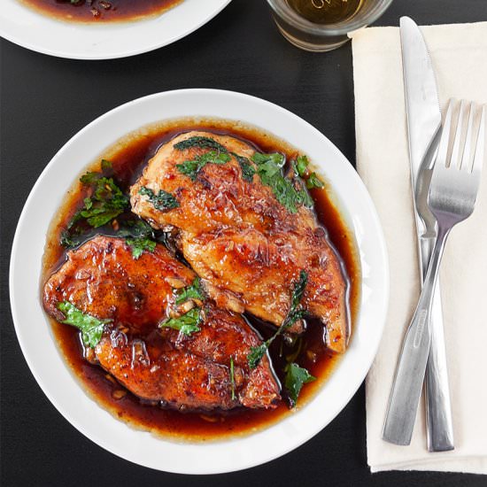 tangy honey garlic chicken