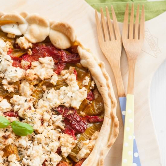 quiche with peppers