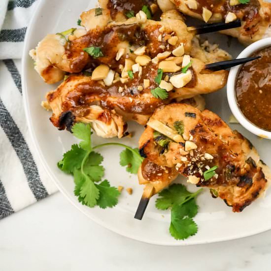 Thai Chicken Skewers