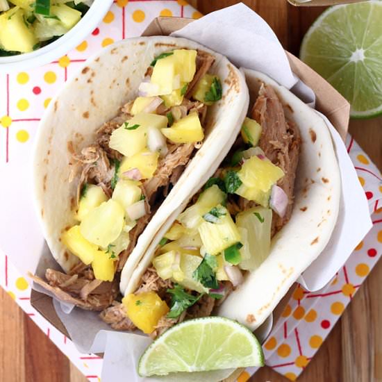 Caribbean Jerk Pulled Pork Tacos