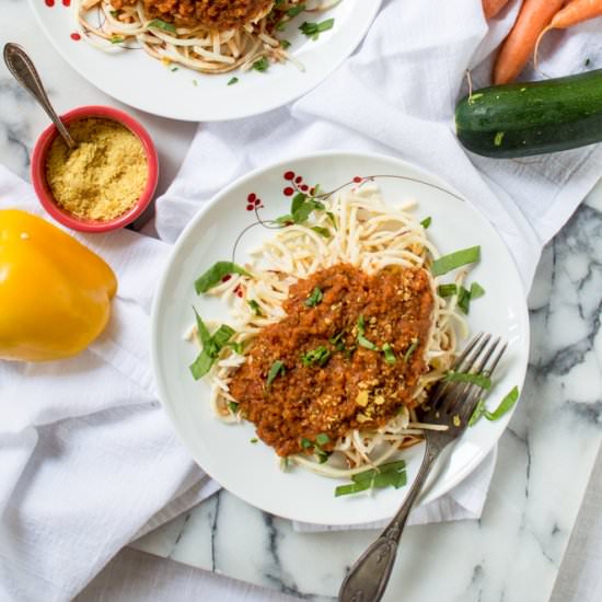 Veggie-Loaded Tomato Sauce