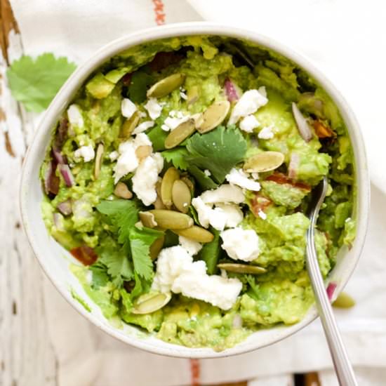 Crazy Good Smashed Guacamole