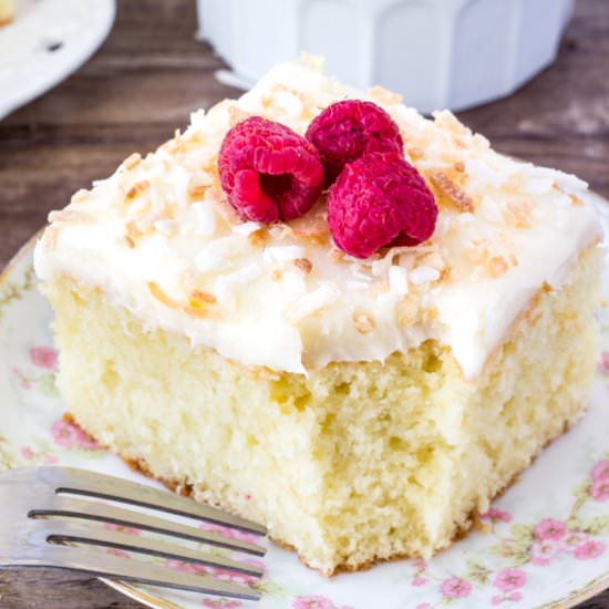Coconut Cake with Coconut Frosting