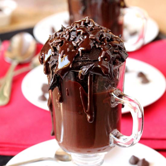 Chocolate on Chocolate Dessert