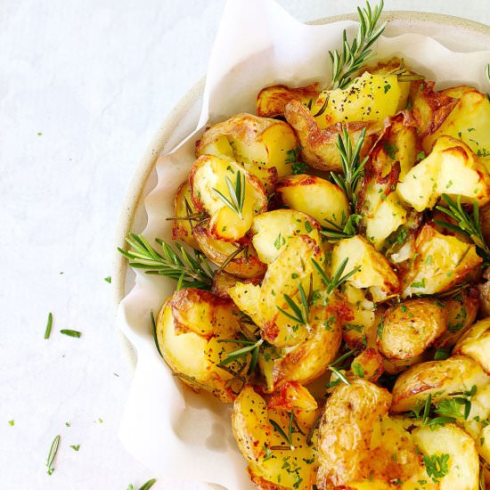 Crispy Smashed Potatoes