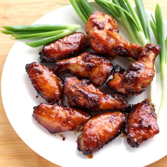 Sticky Honey Soy Chicken Wings