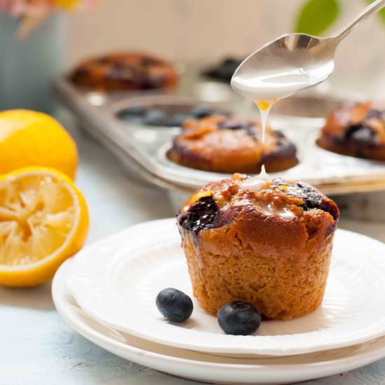 Healthy Whole Wheat Blueberry Lemon