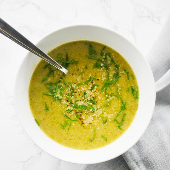 Roasted Broccoli Soup