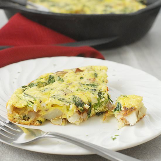 Kale and Potato Frittata