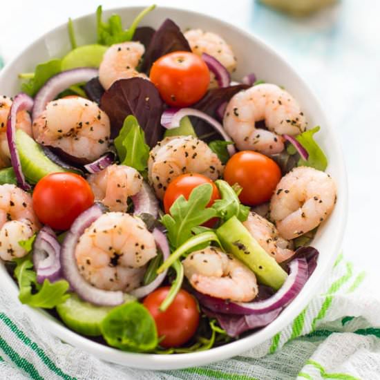 Simple shrimp salad