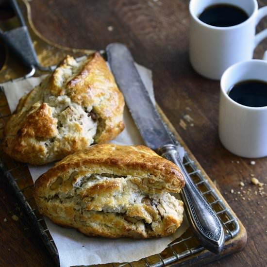 Small Batch Maple Walnut Scones