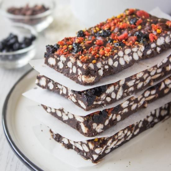 Chocolate Peanut Butter Crunch Bars