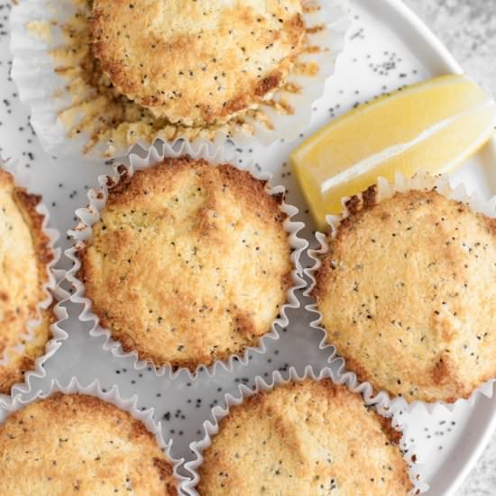 Keto Lemon Poppy Seed Muffins